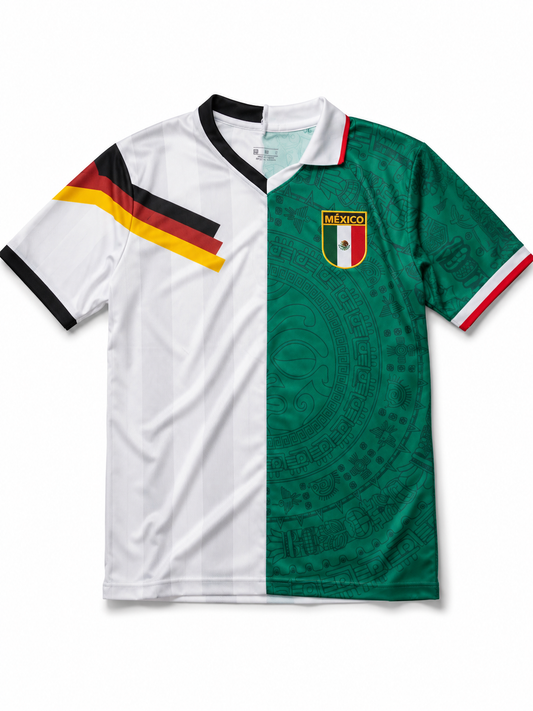 México x Alemania Playera Híbrida